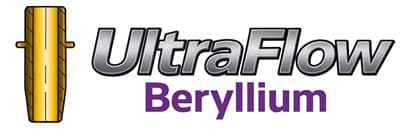 "UltraFlow Beryllium" brand logo for the modern high-tech alloy