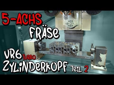 Video preview: VR6 Turbo Cylinder Head Machining Part 2