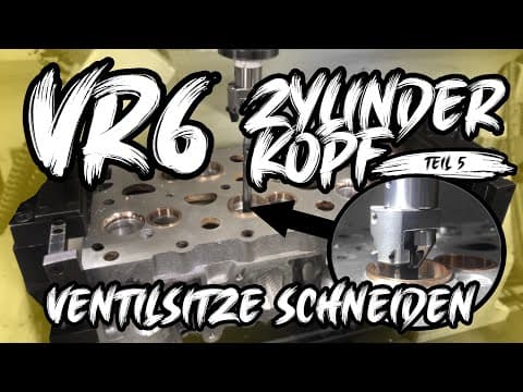 Video preview: VR6 Turbo Cylinder Head Machining Part 5