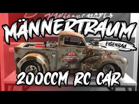 Video preview: Home-Built RC Car With a Supercharged 200cc Engine – A MAN'S DREAM!