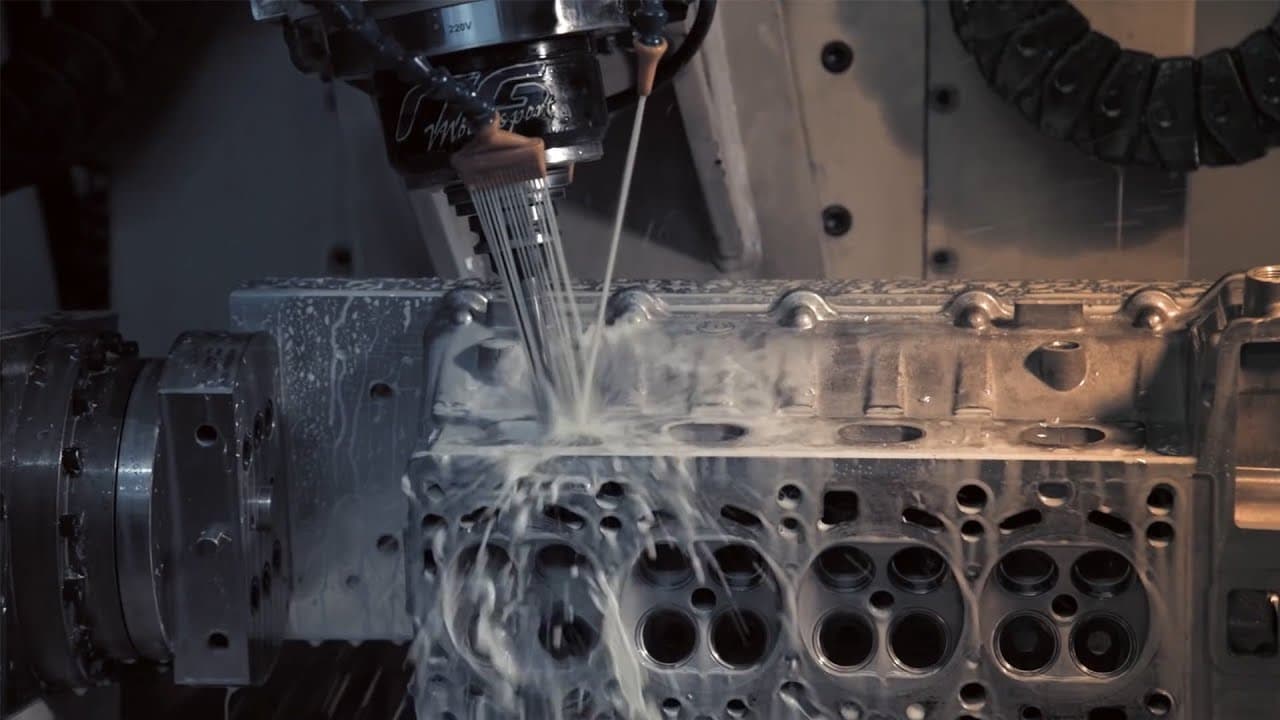 NG Motorsports – 5-axis CNC machining of a cylinder head
